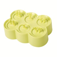 2Pcs Ice Cream Ice Pops Mold Portable Food Grade Popsicle Mould Ball Maker Baby DIY Food Supplement Tools Fruit Shake Accessories