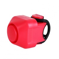 2Pcs Mini Portable Electric Cycling Bells Horn Bicycle Handlebar Bell Outdoor Supplies red_One size
