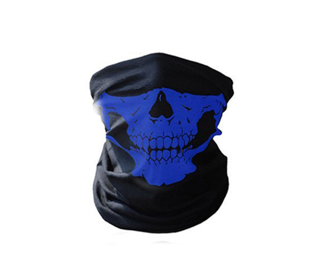 2PCS Of Multi-function Variety Skull Magic Scarf Mask Warm Scarf Halloween Props