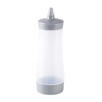 2Pcs Plastic Invertible Squeeze Bottle Kitchen Accessories Gravy Boat Plastic Sauce Vinegar Oil Ketchup Gravy Sauce Bottle Dispenser