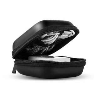 2PCS Portable Headphone Earphone Storage Bag EVA Storage Box Multi-function Data Cable Bag