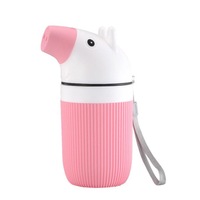 2PCS Portable Mini Home Manual Fruit Squeezer Juice Maker for Lemon Orange Pink