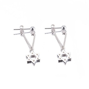 2PCS Silver plating Creative Simple Drop Earrings Charm Women Jewelry Creative Geometric Party Accessories