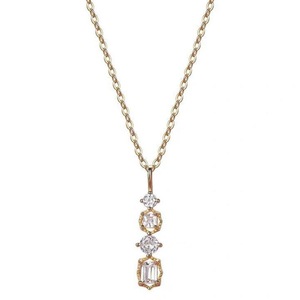 2PCS Silver plating Geometric Necklace Shiny Retro Pendant Personality Clavicle Chain Woman Birthday Gift Jewelry