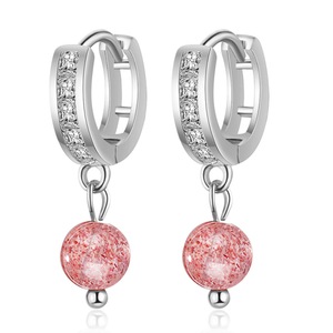 2PCS Silver plating Stud Earrings Jewelry for Women Couple Fashion Simple Party Accessories