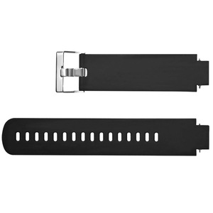2Pcs Soft Silicone Watch Band Replacement Waterproof Watch Strap for Huami Amazfit Verge BLACK COLOR