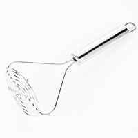 2Pcs Stainless Steel Potato Masher Ricer Puree Pressure Mud Garlic Pusher Vegetable Press Crusher Fruit Tool Kitchen Accessories