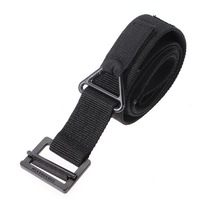 2Pcs Survival Tactical Waist Belt Strap Military Emergency Rescue Protection Waistband For Hunting BLACK COLOR XL SIZE