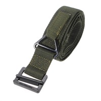 2Pcs Survival Tactical Waist Belt Strap Military Emergency Rescue Protection Waistband For Hunting GREEN COLOR L SIZE