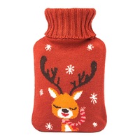 2Pcs Water Injection Hot Water Bag Rubber Warm Water Bag for Family Free Shipping Large Capacity 1000ml Friends and Colleagues