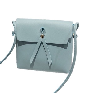 2PCS Women Single-shoulder Leisure Simple Retro Suqare Shape Bag blue