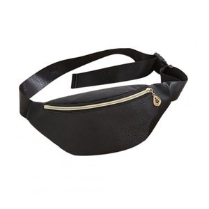 2Pcs Women Sports Outdoor Running Waist Bag Fashion Delicate Texture Mobile Phone Bag Cross-bag Shoulder Bag