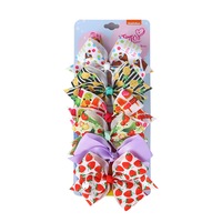 2SET 1 Set/6pcs Bows Hair Clip Cute Mermaid Christmas Bows with Clips Hairpins Barrette Fashion Hair Accessories for Girls