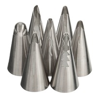 2Set 7Pcs/Set DIY Pastry Fondant Cake Icing Piping Nozzles Cake Biscuits Decorating Tips Baking Tool
