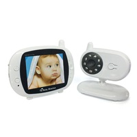 3.5-Inch Wireless Digital Baby Monitor with Night Vision Lullaby Room Temperature Monitoring and Two-way Intercom