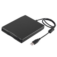 3.55 inch Floppy Drive Portable 3.5 inch USB Mobile Floppy Disk Drive 1.44MB External Diskette FDD for Laptop Notebook computer