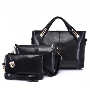 3 in 1 Casual PU Shoulder Bag Ladies Handbag Messenger Bag