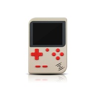 3 Inches Handheld Game Player Portable Retro Video Game Player Support Connecting TV and Two Players-White