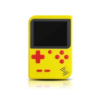 3 Inches Handheld Game Player Portable Retro Video Game Player Support Connecting TV and Two Players-Yellow