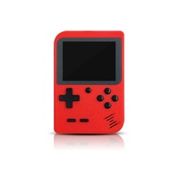3 Inches Handheld Game Player Portable Retro Video Game Player Support Connecting TV and Two Players-Red