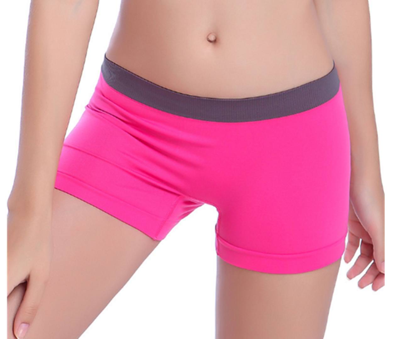 3 Pack of Women High Waist Sports Shorts Casual Beach Yoga Dance Workout Slim Safety Pants