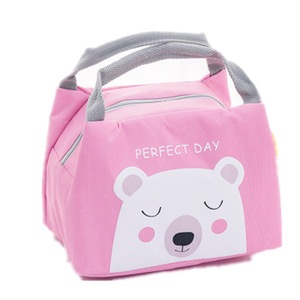 3 Pcs Cartoon Cute Lunch Bag for Women Girl Kids Children Thermal Insulated Lunch Box Tote Food Picnic Bag Milk Bottle Pouch