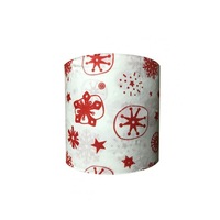 3 Pcs Christmas Paper Towel Toilet Paper Lovely Snow Printed Roll Paper Napkin Snowflake