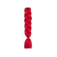 3 Pcs Crochet Jumbo Braids Hair Colored 24 Inch Fake Synthetic Braiding Hair Extensions for Braids