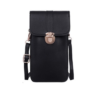 3 Pcs Litthing Touch Screen Mobile Phone Purse Smartphone Pu Leather Mini Wallet Bag with Shoulder Strap Waterproof Touch Bag for Women