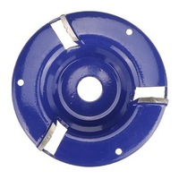 3 Teeth 100mm Wood Carving Disc Woodworking Turbo Plane Milling Speed Cutter for 100 115 Angle Grinder