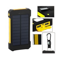 30000 Millimetre Outdoor Solar Mobile Power Supply - YELLOW