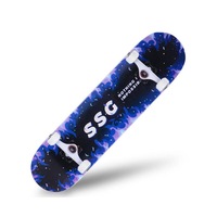31-inch professional Complete 7 Ply maple 4-wheel skateboard for Beginner Boys and Girls-4