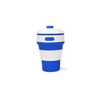 350ml Folding Coffee Cup Folding Cup Creative Water Cup Telescopic Cup Environmental Protection Cup-Blue