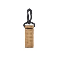 360�� Rotatable Tactical Belts Buckle Outdoor Climbing Buckle Key Ring 3PCS KHAKI COLOR