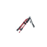 36cm 5-section Trekking Pole Aluminum Alloy Folding Telescopic Outdoor Trekking Mountain Climbing Pole-Red