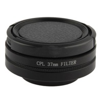 37mm CPL Filter Circular Polarizer Lens Filter with Cap for GoPro Hero 3+ / 3