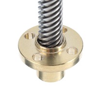 3D Printer T8 500mm Lead Screw 8mm Thread With Copper Nut For Stepper Motor