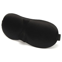3D Sleep Rest Eye Shade Sleeping Aid Mask Comfort Blinder Shield Padded BLACK COLOR