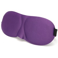 3D Sleep Rest Eye Shade Sleeping Aid Mask Comfort Blinder Shield Padded PURPLE COLOR