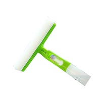 3in1 Double Side Foldable Cleaning Brush Squeeze Water Spray Glass Wall Kitchen Bathroom Wiper Tool