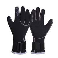 3mm Neoprene Diving Gloves for Swimming Keep Warm Swimming Anti-slip Warm Wear-resistant Scuba Diving Gloves Diving Equipment black_XL