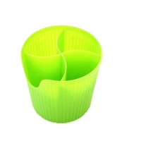 3Pc Drain Versatile Chopsticks Box Household Kitchen Utensils Cutlery Plastic Storage Cylinder