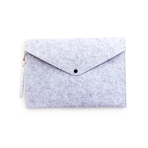 3pc Large Capacity A4 Envelope Folder Button Closure Office Briefcase Document Bag Paper Case Desktop Organization