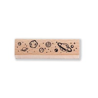 3pc Vintage natural Star Planet Forest rubber seal cute Wood clear stamps DIY scrapbooking decoration journal supplies