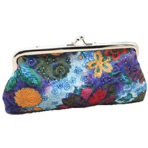 3PC Women's Cotton Single Layer Wallet Phone Bag Coins Handbag