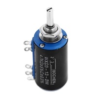 3PCS 4.7K Ohm Multiturn Precision Potentiometer -Black