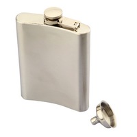 3PCS 8OZ Stainless Steel Pocket Whisky Liquor Hip Flask With Funnel Portable Bar Accessories