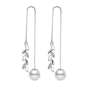 3PCS Copper Fashion Jewelry Ear Wire Female Flowers Jewelry Imitation Pearls Earrings