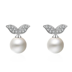 3PCS Copper Fashion Leaves Stud Earrings Jewelry for Women Party Jewelry
