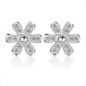 3PCS Copper Small Daisy Flowers Earrings Fashion National Style Minimalist Earrings Female Jewelry